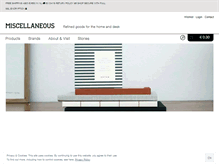 Tablet Screenshot of misc-store.com